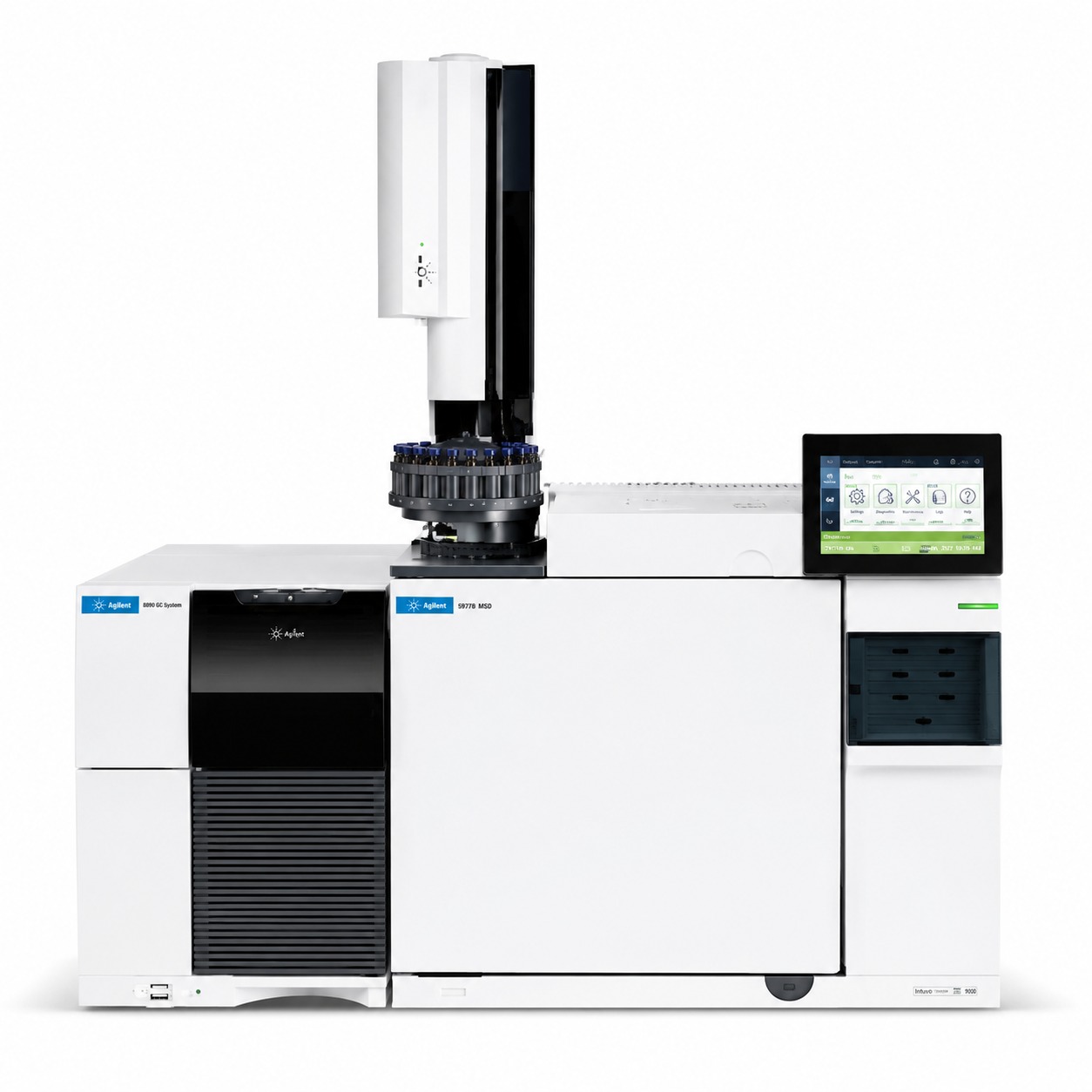 Agilent GC-MS (8890 GC with 5977B MSD) used for molecular-level verification of every blend